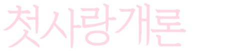첫사랑개론