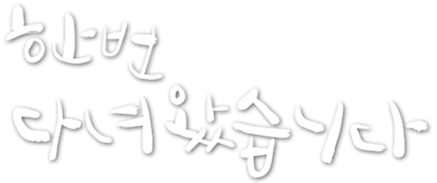 한 번 다녀왔습니다