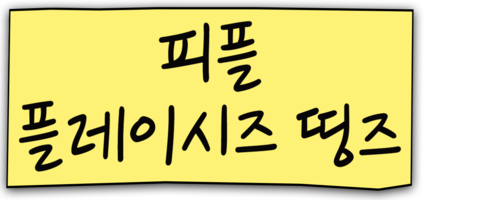피플 플레이시즈 띵즈